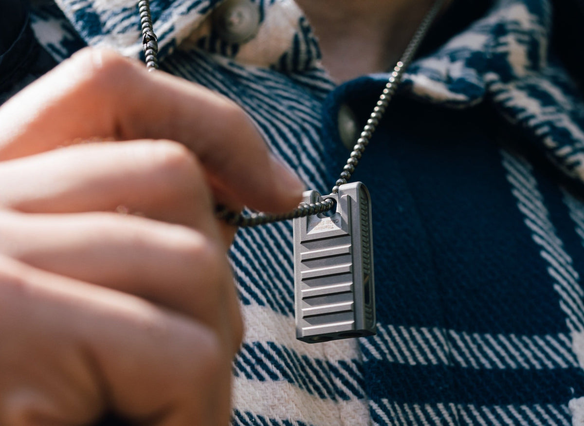 Abrams Titanium Whistle