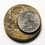 The Sun and Moon Worry Coin Brass