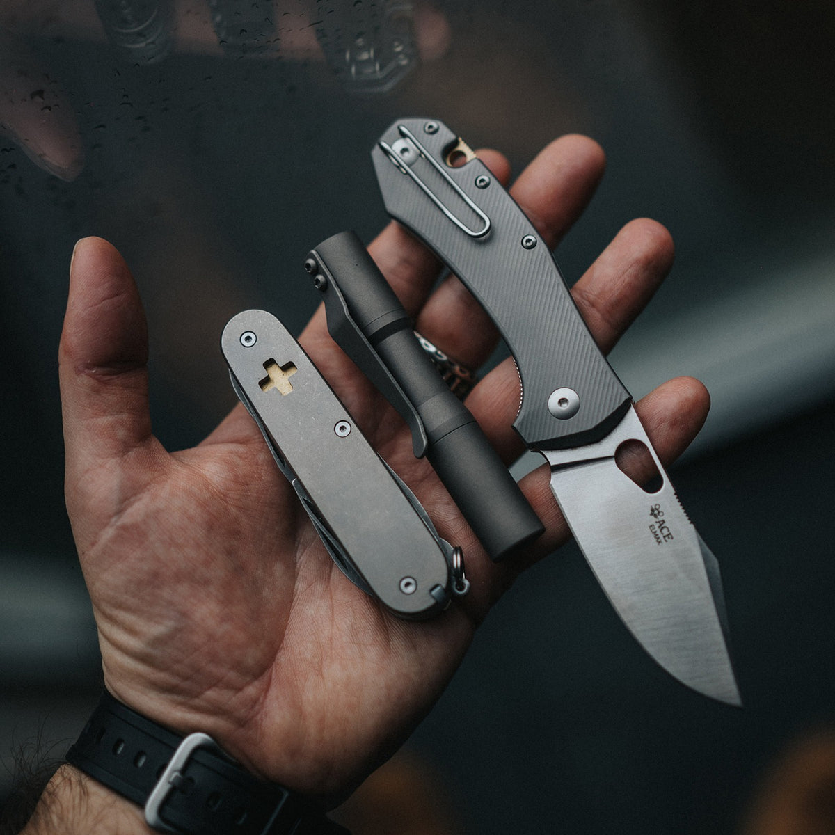Micro Click Titanium - Taskulamppu