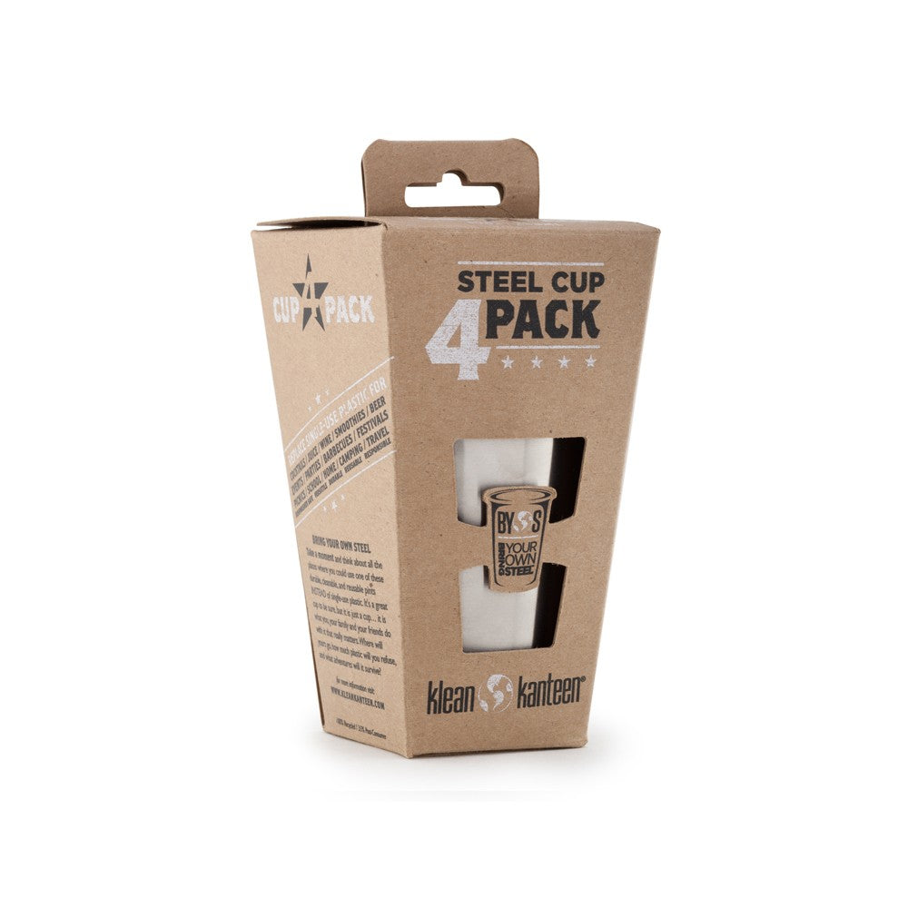 Steel Cup 296 ml 4-Pack - Kuppi