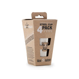 Steel Cup 296 ml 4-Pack - Kuppi