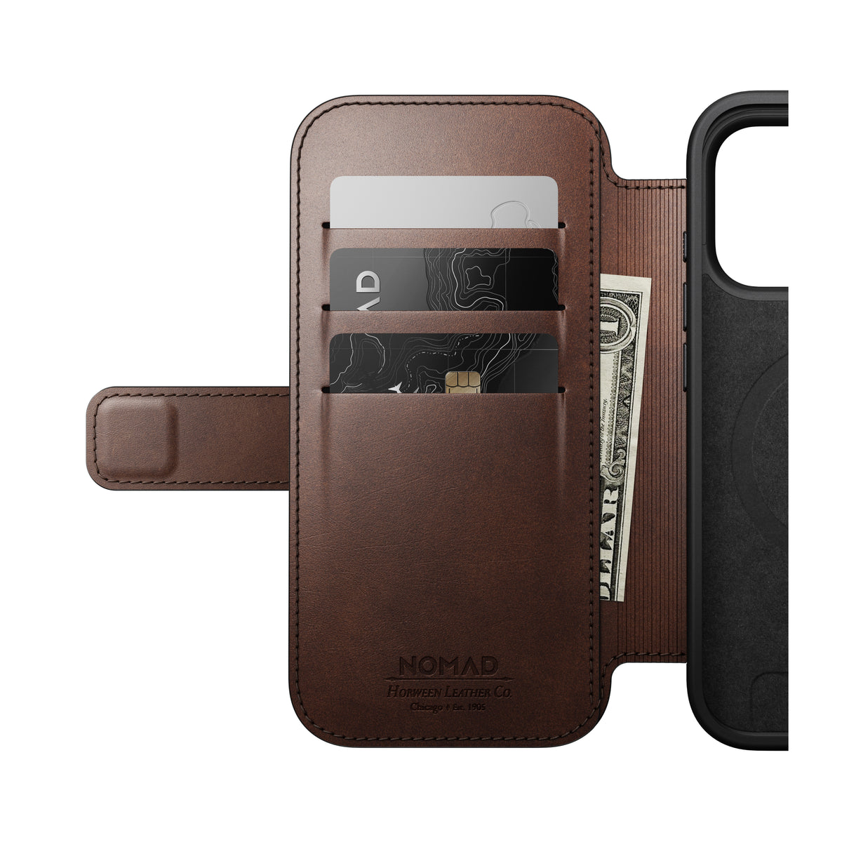 Modern Leather Folio Horween iPhone Series 17 - Suojakotelo