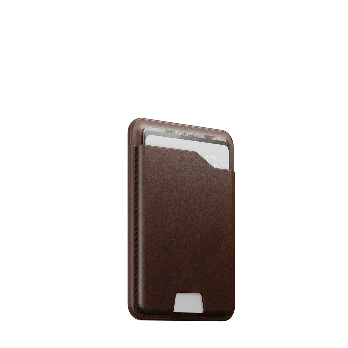 Leather Mag Wallet + Find My Tracking