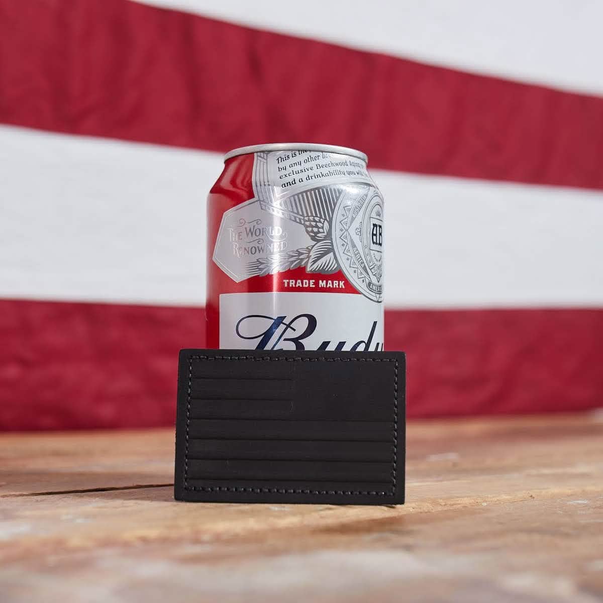 Reverse Flag Patch Leather