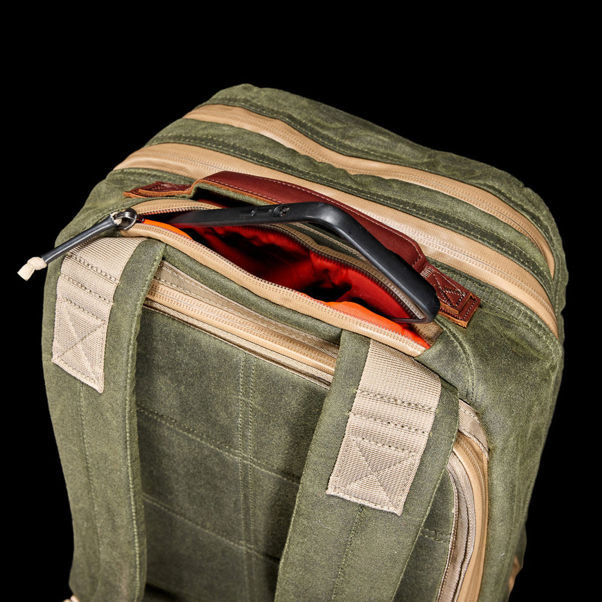 Bullet Ruck 18 L Waxed Canvas Backpack