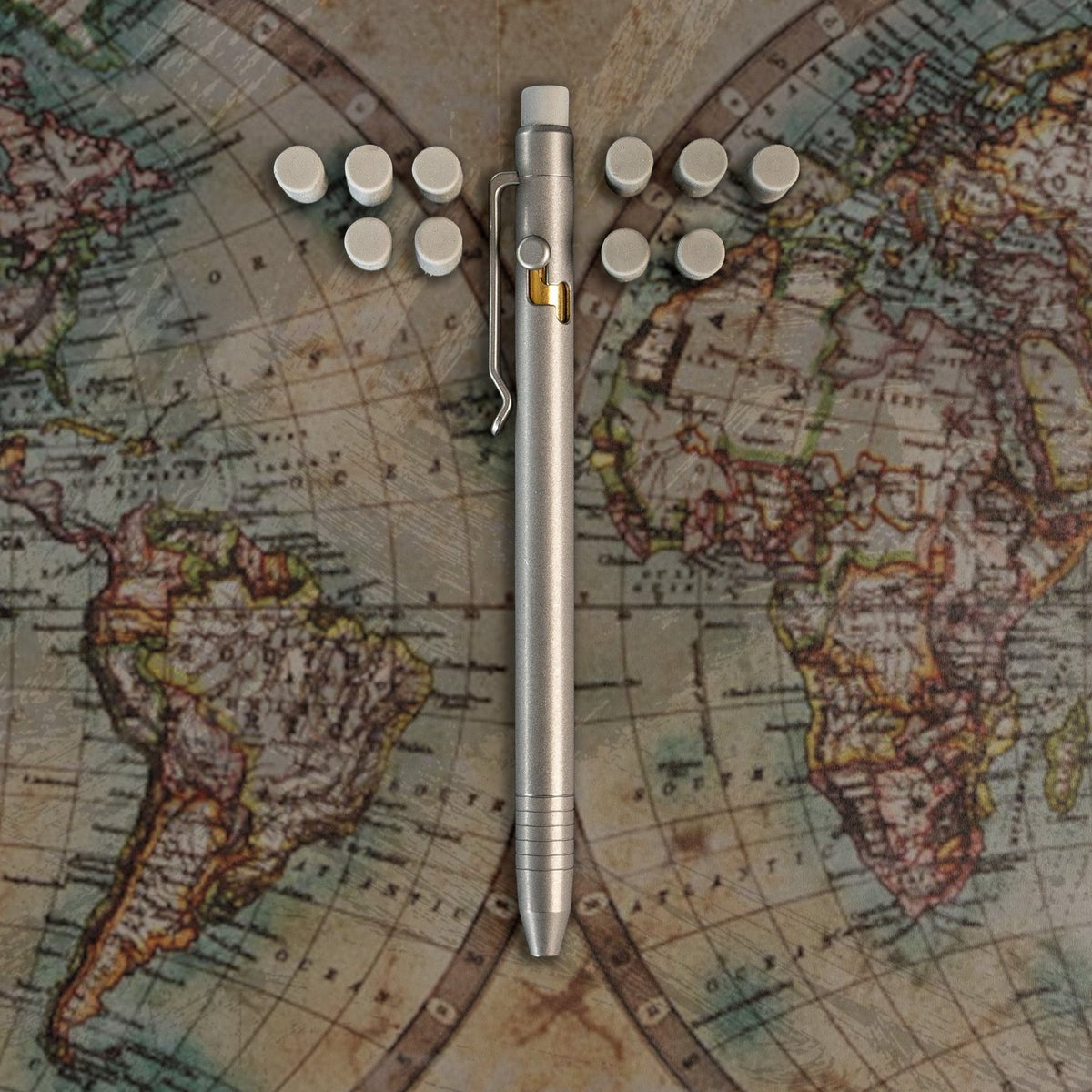 Bolt Action Titanium Pencil