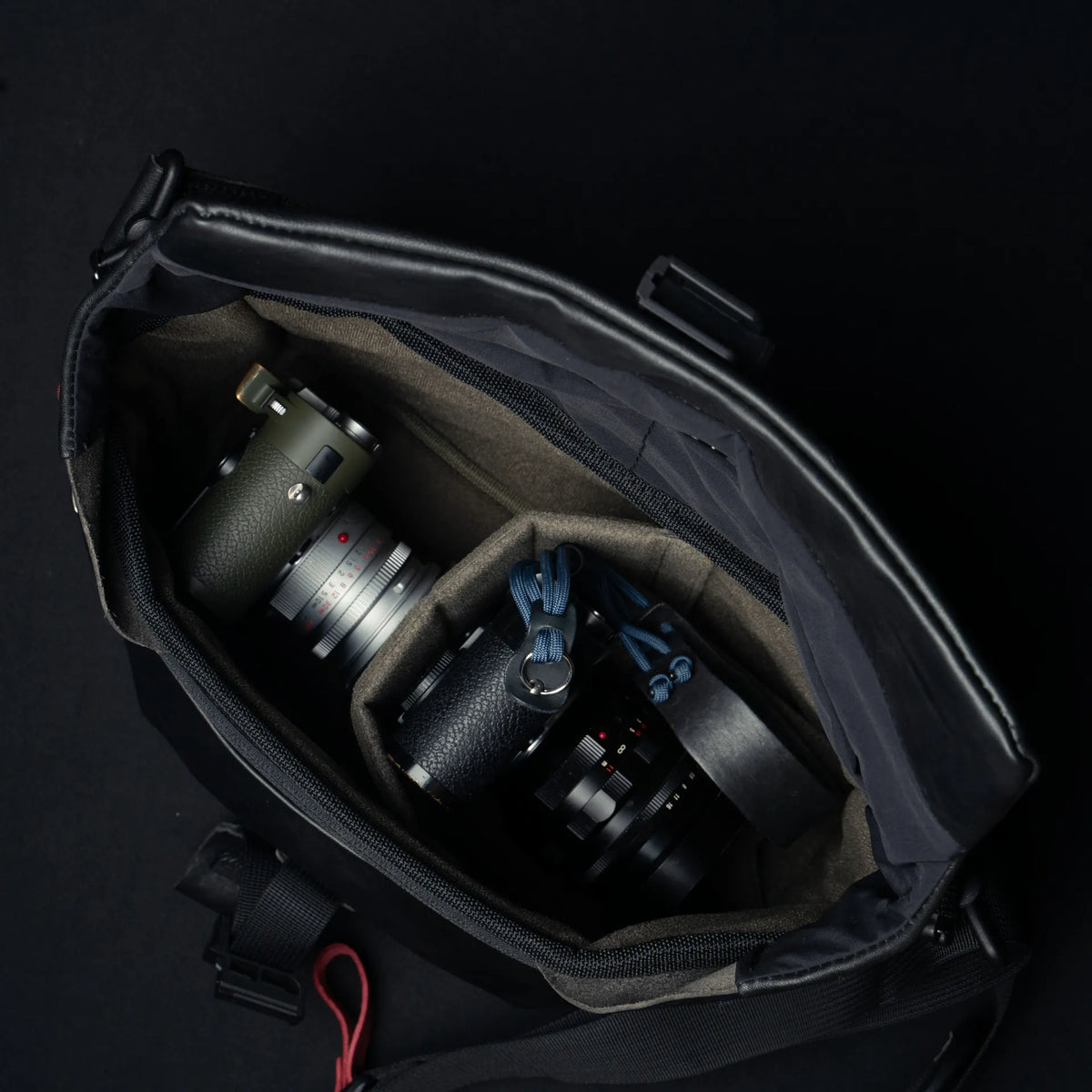 Pilot Leather Travel Camera Bag 7 L