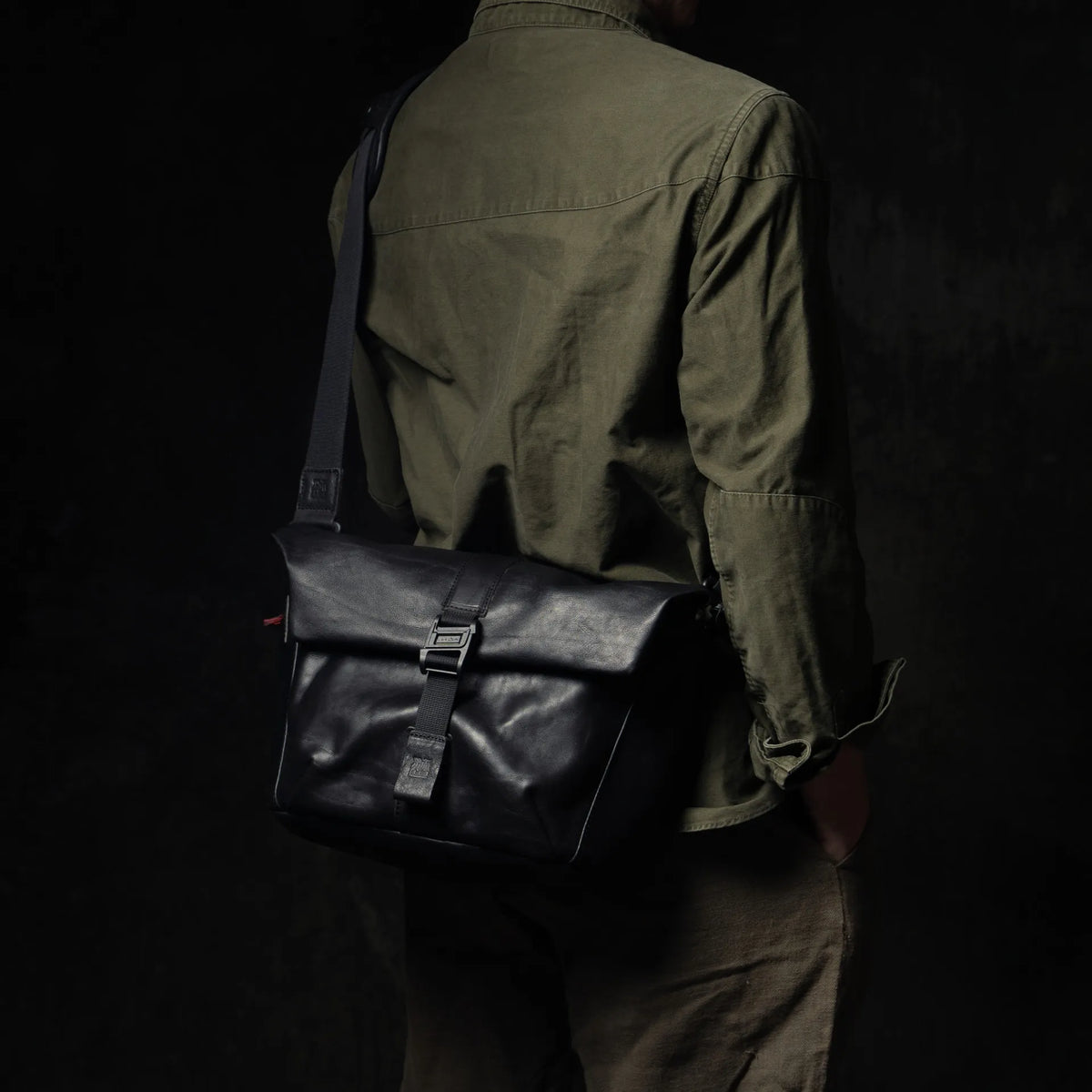 Pilot Leather Travel Camera Bag 7 L