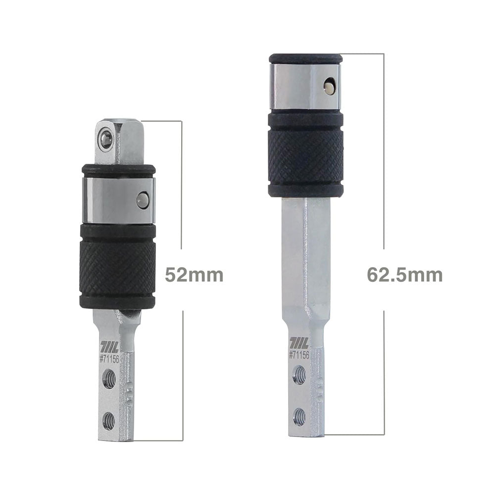 Flat End Hex/Socket Extension 2-Pack