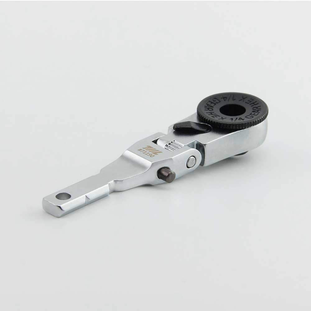 Flat End Flex Head EDC Ratchet Wrench