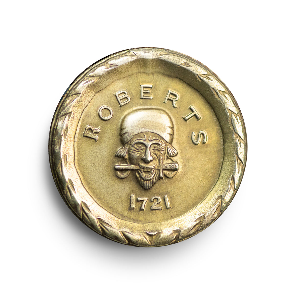 Pirate Roberts Coin Brass