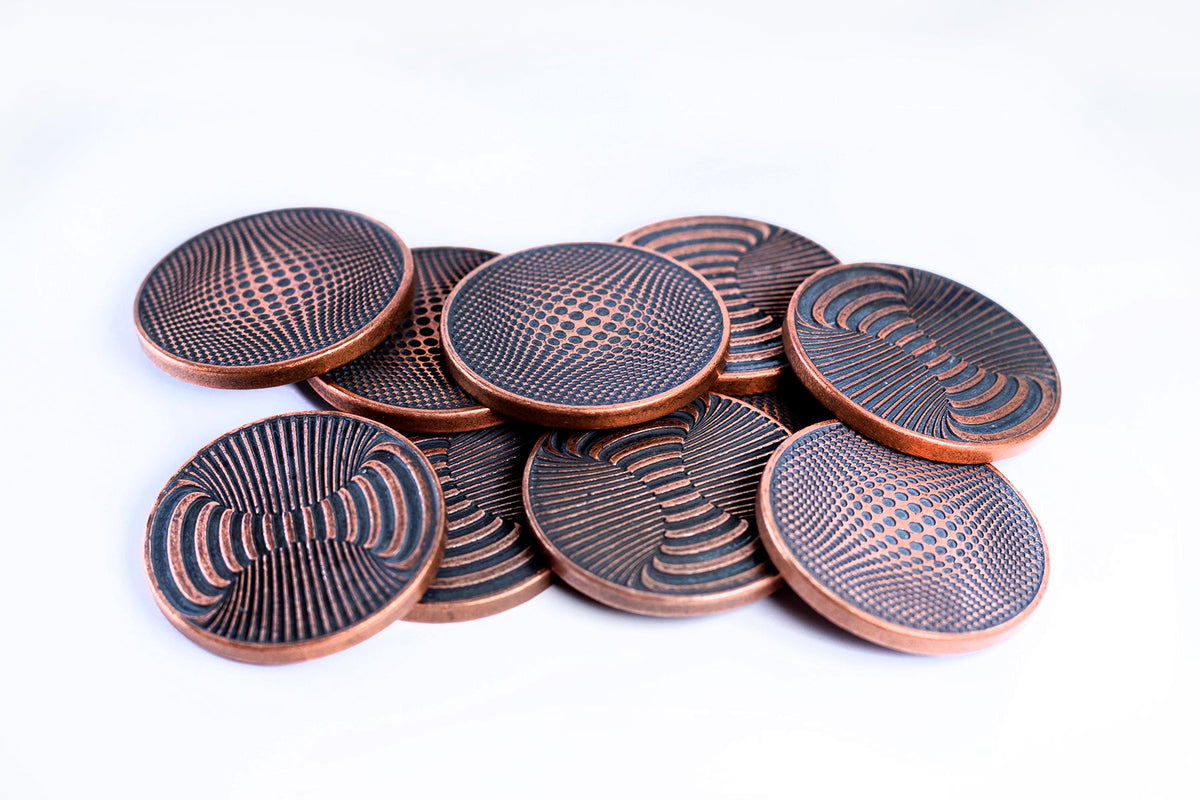 Optical Illusion Worry Coin