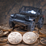Rugged Lucky Duck Coin Bronze