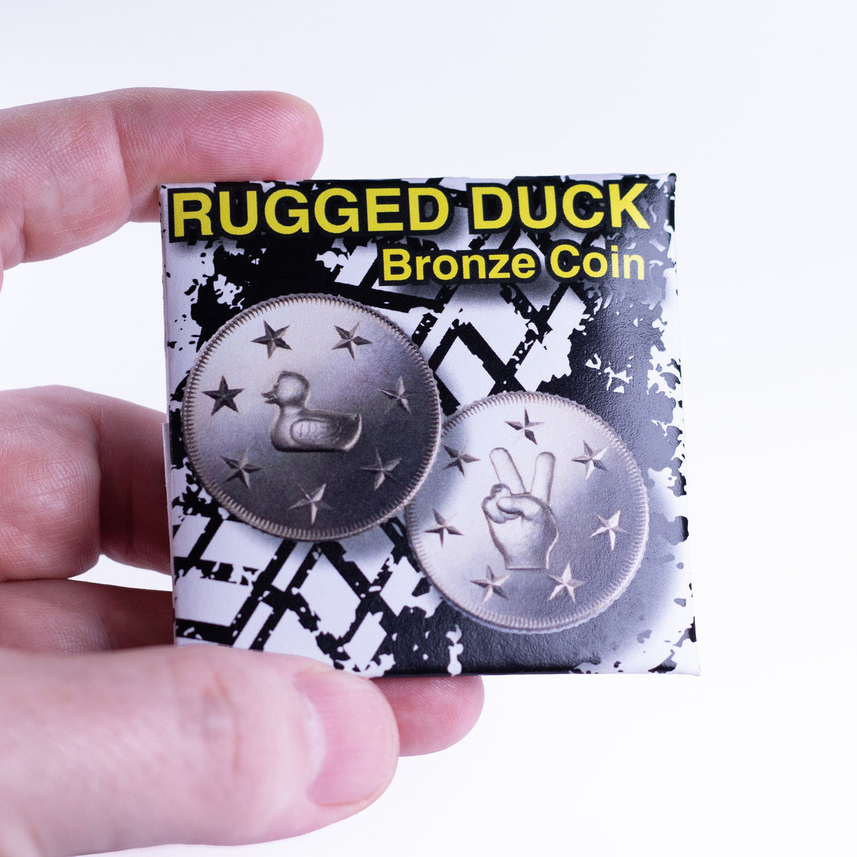 Rugged Lucky Duck Coin Bronze