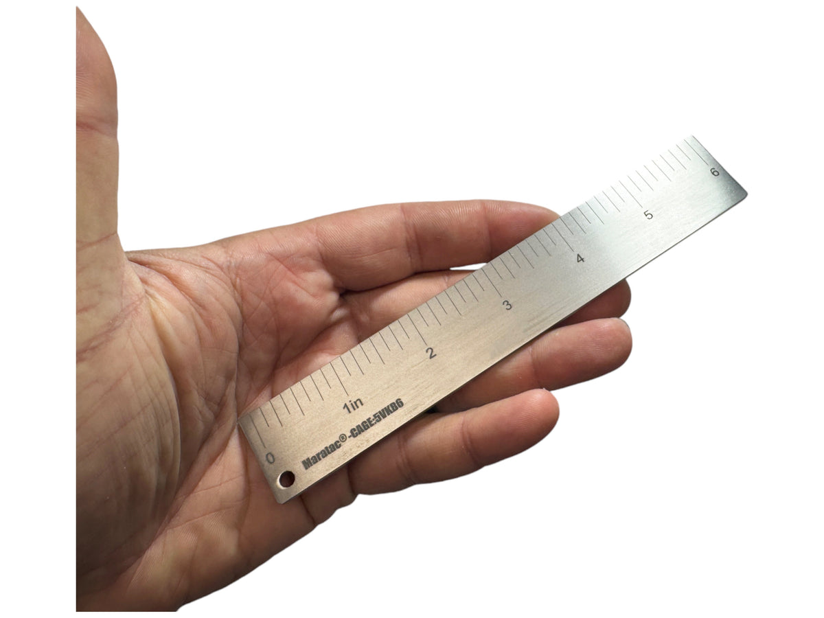 Beefy Titanium Precision Ruler