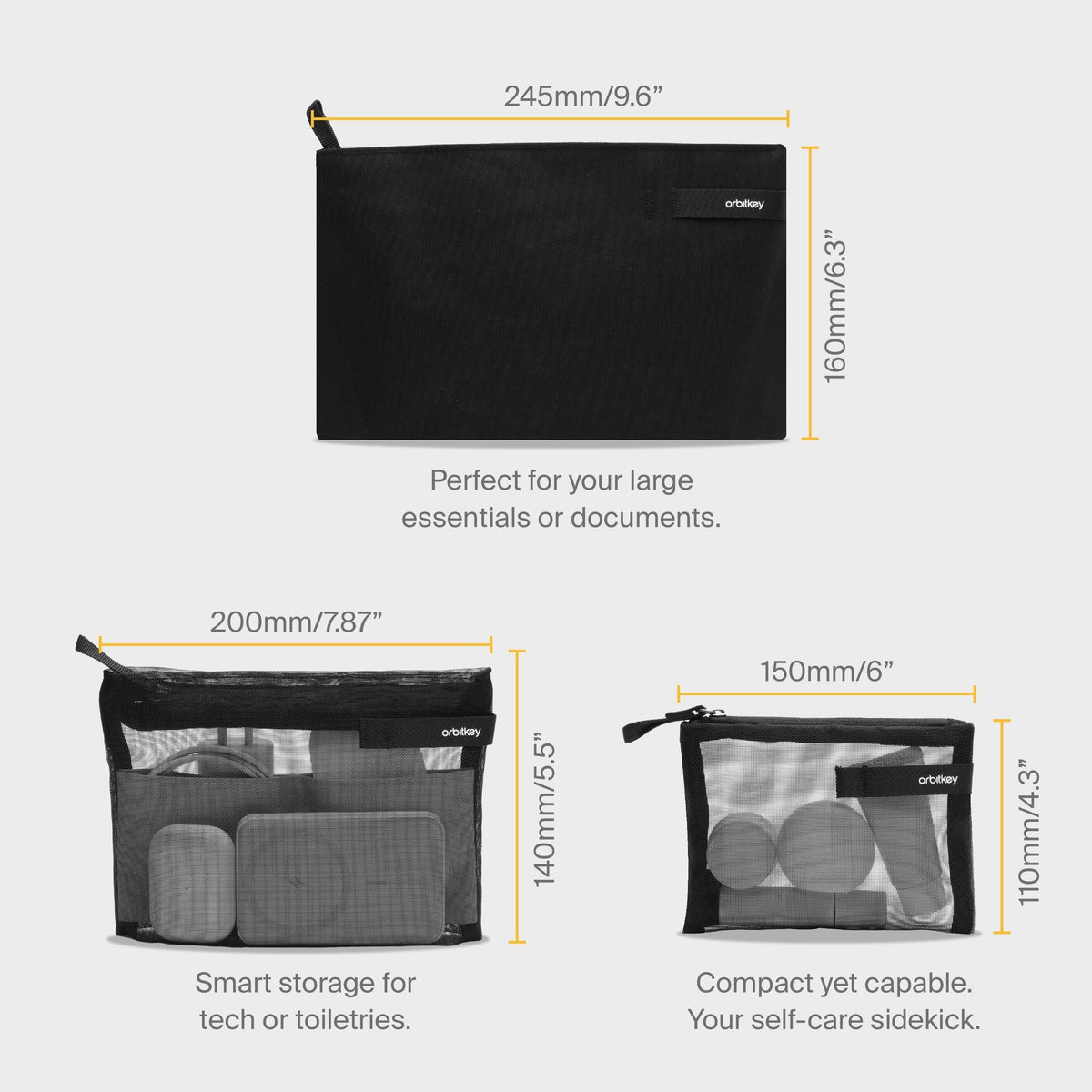 Essentials Pouch Trio