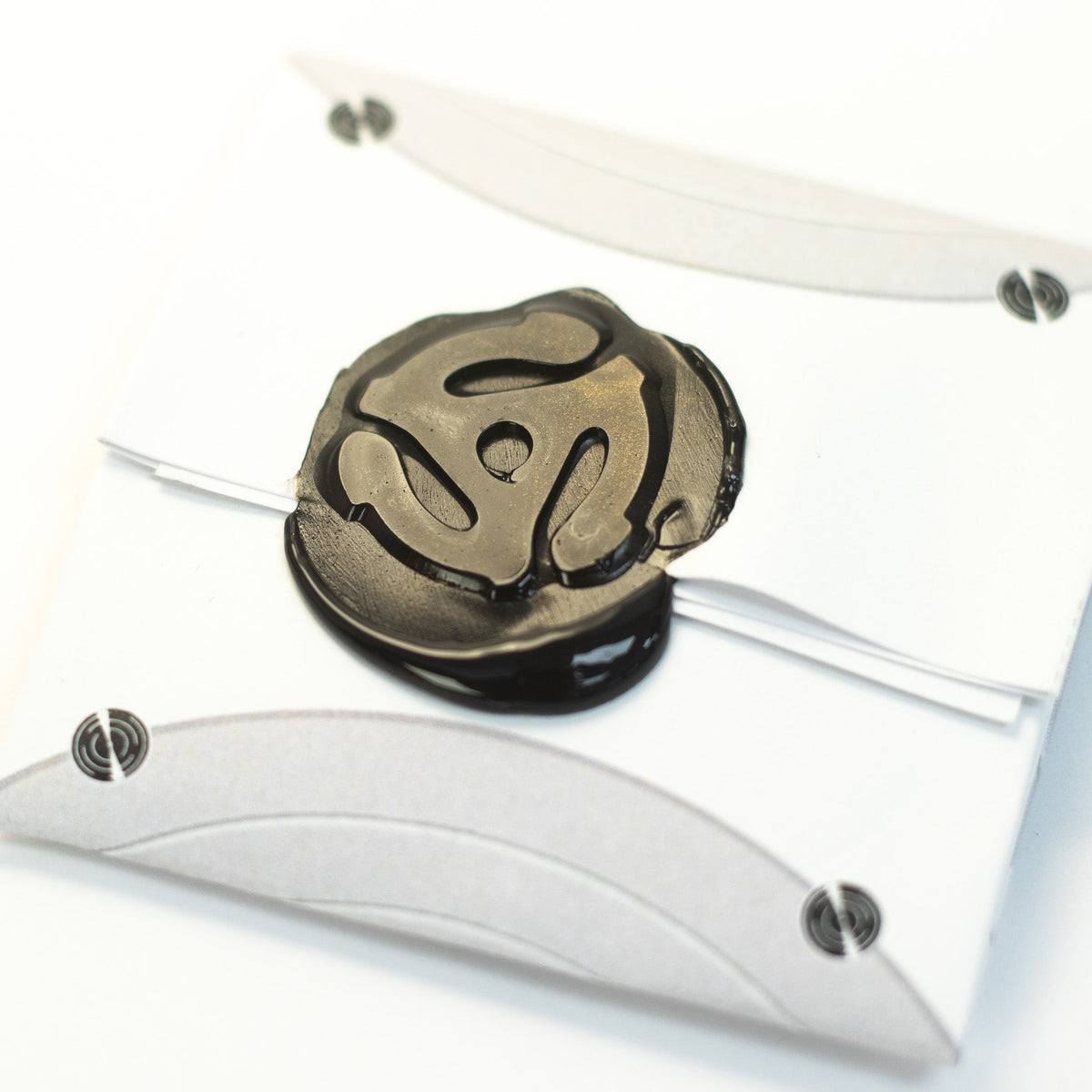 Record Spinner Silver