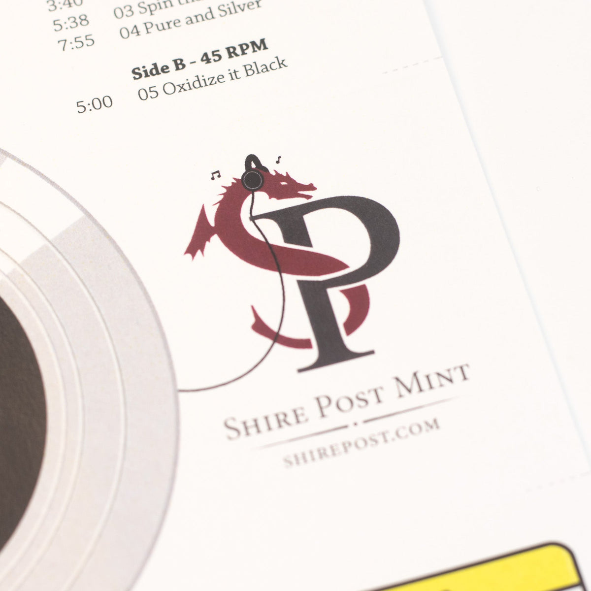Record Spinner Silver