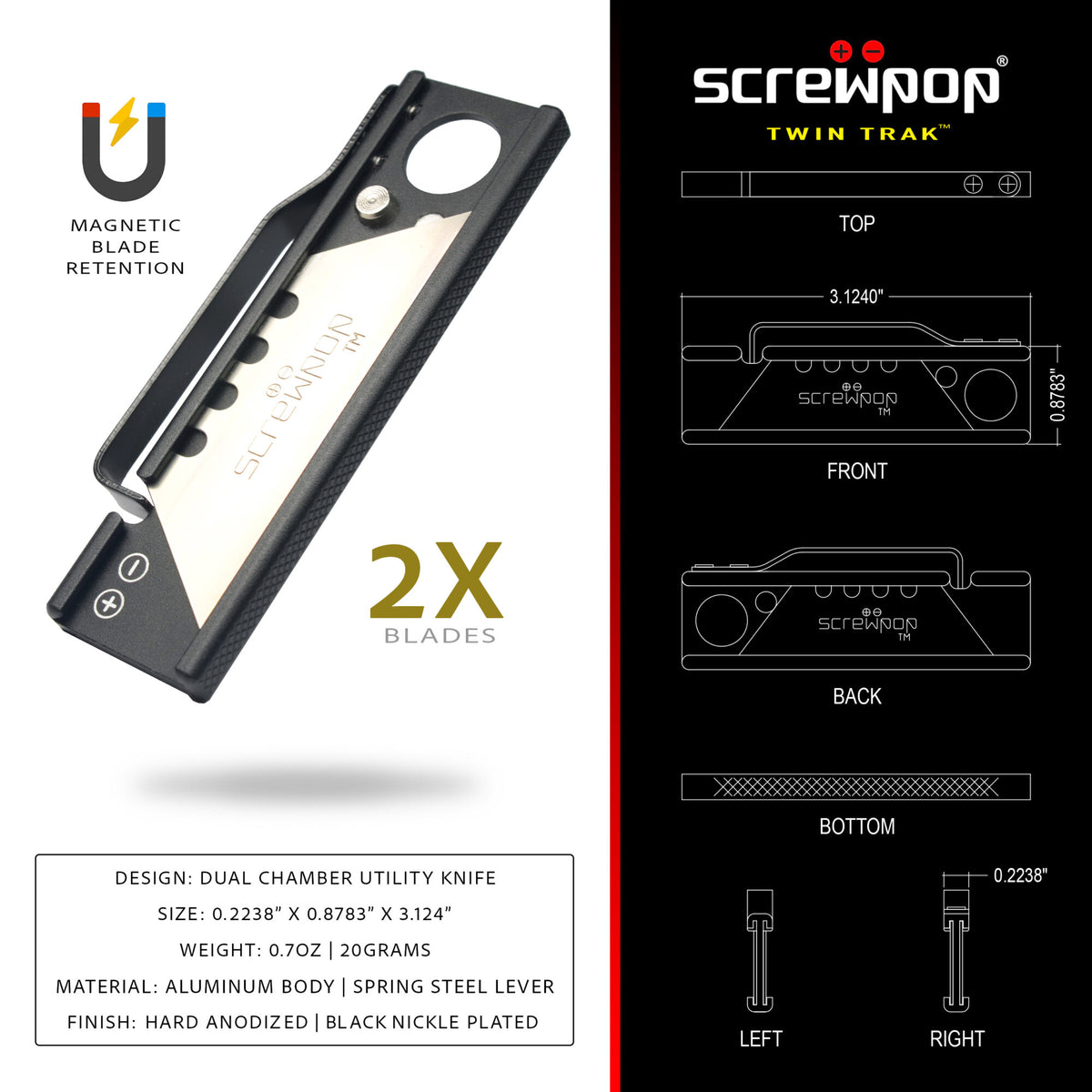 Twin Trak™ Utility Knife