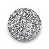 The Sun and Moon Worry Coin Silver