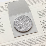 The Sun and Moon Worry Coin Silver