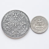 The Sun and Moon Worry Coin Silver
