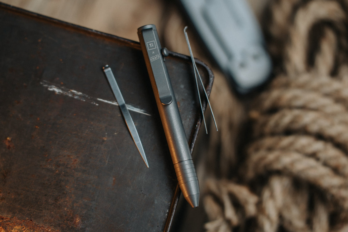 Big Idea Design The Lil Sancho Bolt Action Titanium Pen