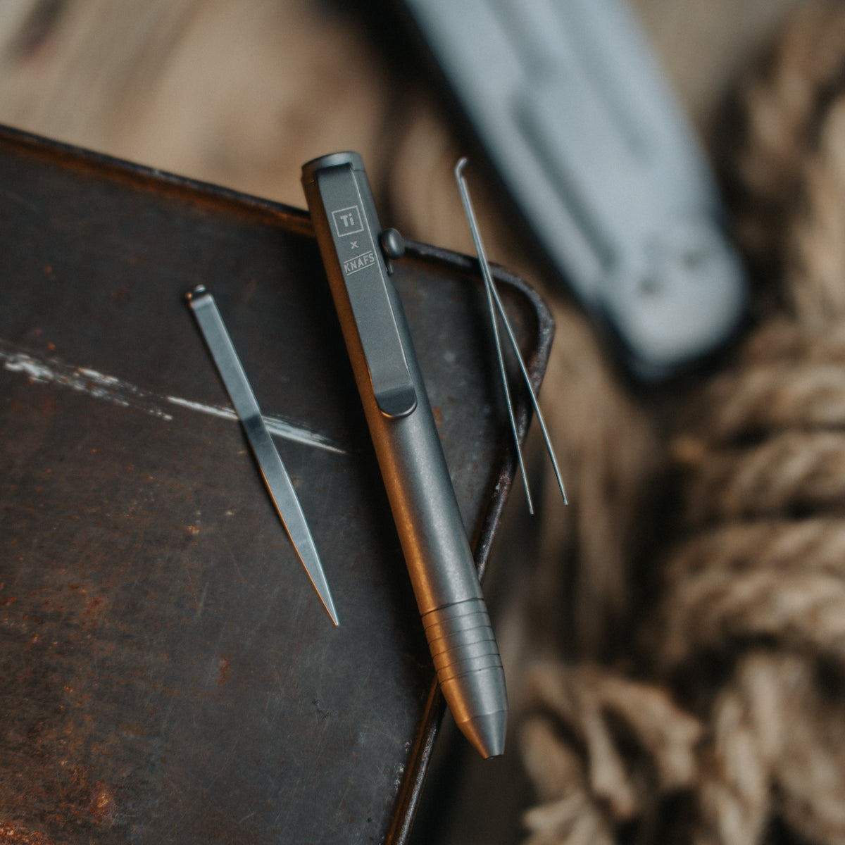 Big Idea Design The Lil Sancho Bolt Action Titanium Pen