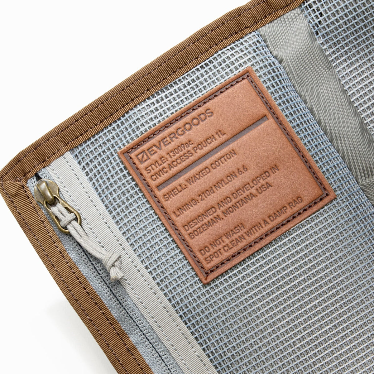 Evergoods Civic Access Pouch 1 L Waxed Canvas