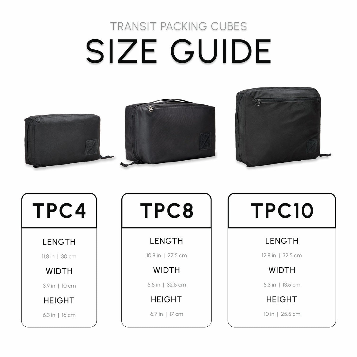 Evergoods Transit Packing Cube 10 L