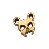 GiantMouse Morbid Mouse Bead Brass