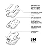 M4 Titanium Money Clip