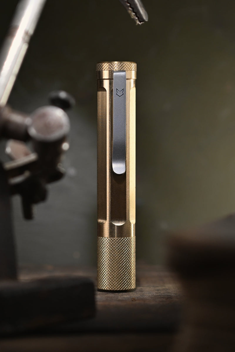 Silver Fox Tools Sharpie Mini Caddy MKII Brass