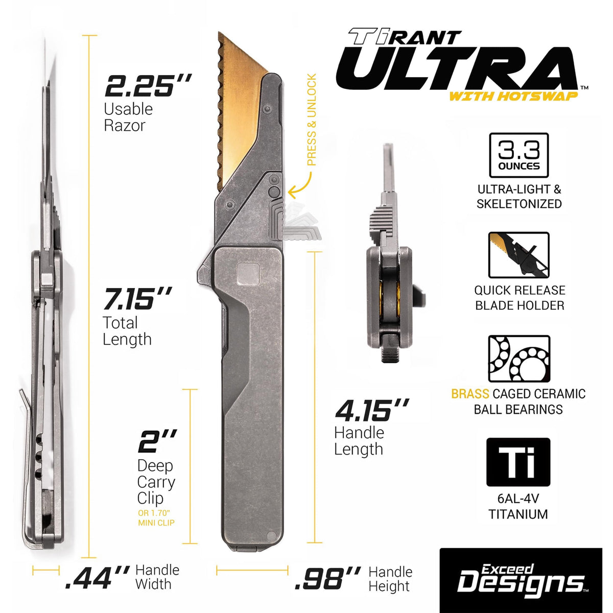 TiRant ULTRA Utility Knife