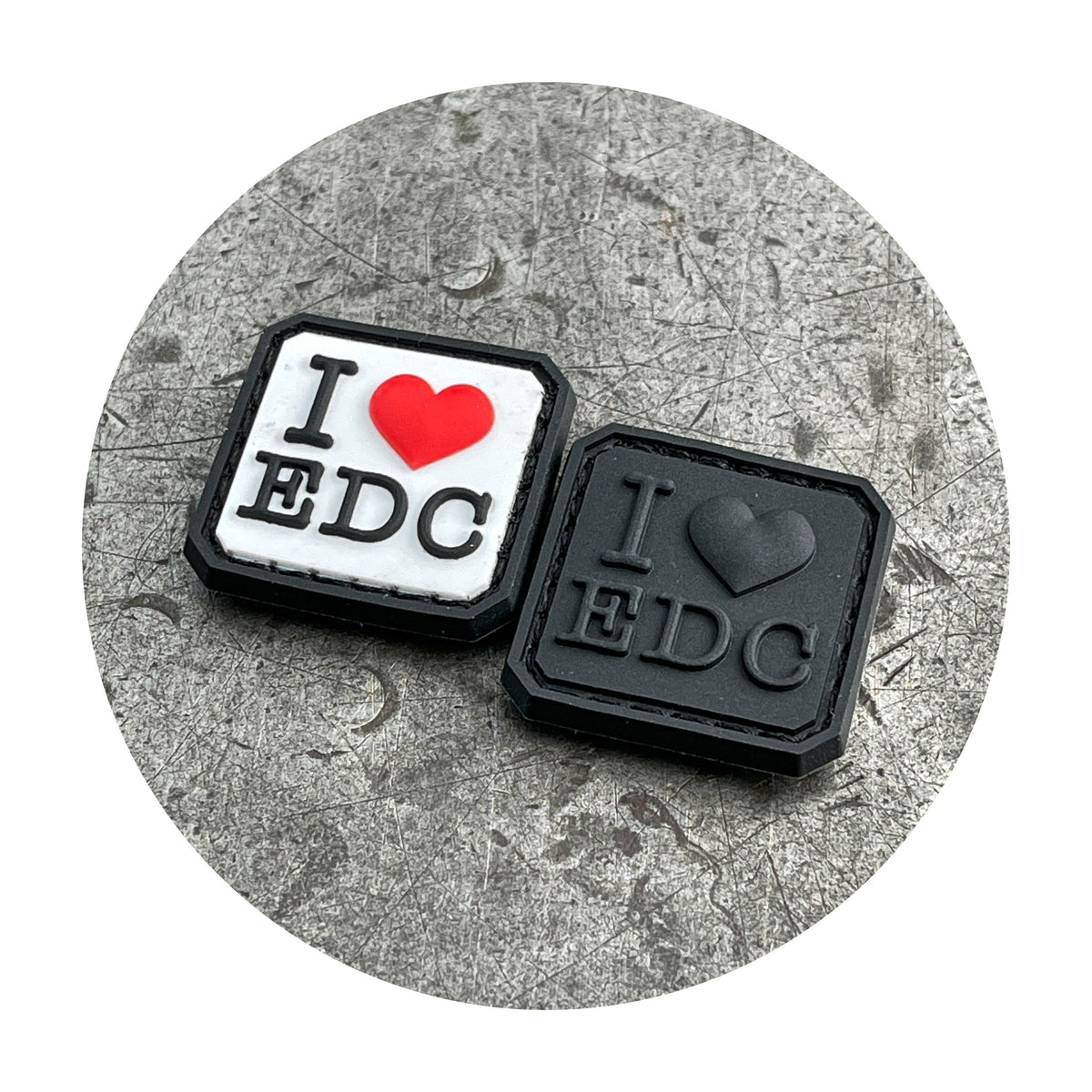 ZeroFeud I <3 EDC Patch 2-Pack