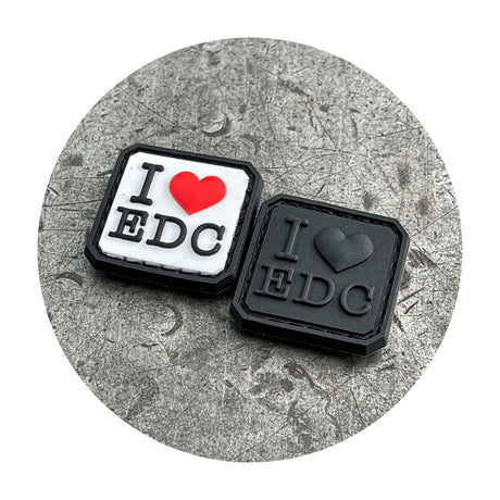 ZeroFeud I <3 EDC Patch 2-Pack